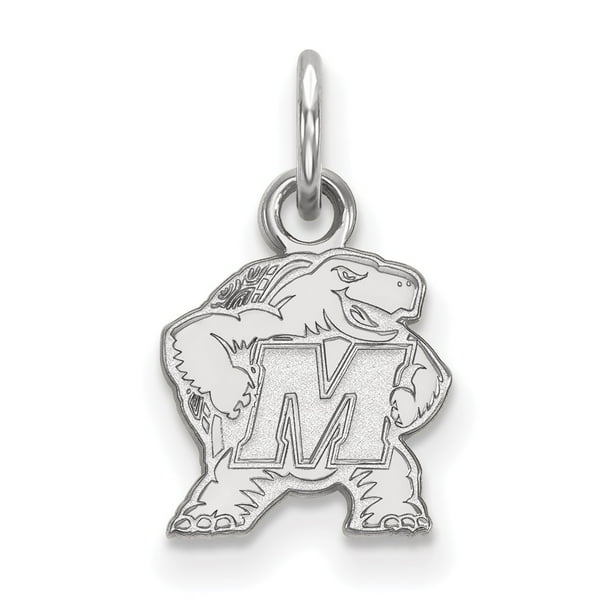 Solid 925 Sterling Silver Maryland Sm Pendant in Circle Solid 925 Sterling Silver Maryland Sm Pendant in Circle
